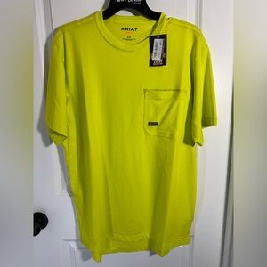 Ariat Men's Hi-Vis Yellow Short Sleeve Tee